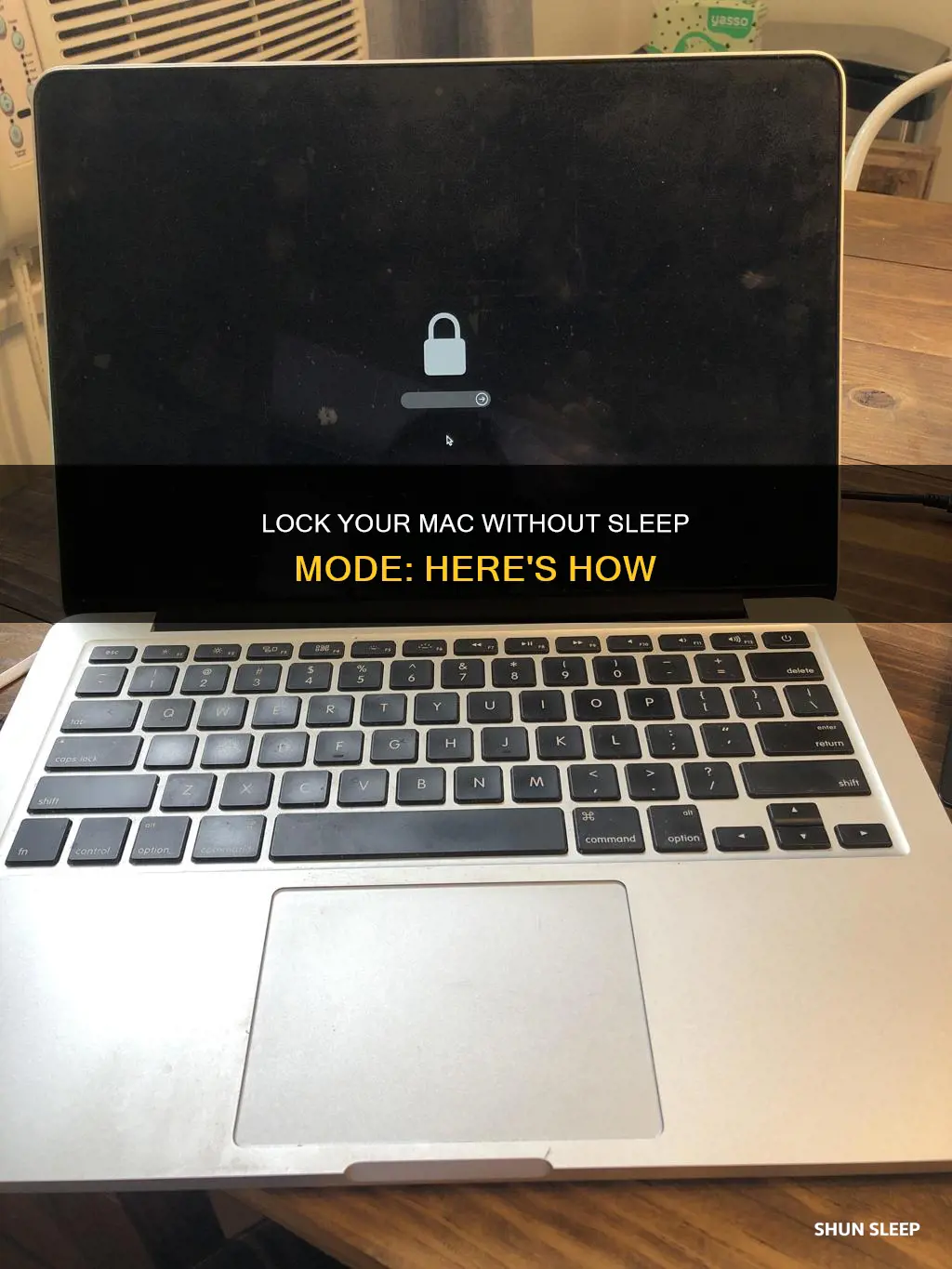 how to lock a mac without sleep