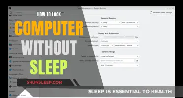 Locking Your Computer Without Sleep Mode: A Step-by-Step Guide