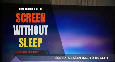 Lock Your Laptop Screen Without Putting It to Sleep