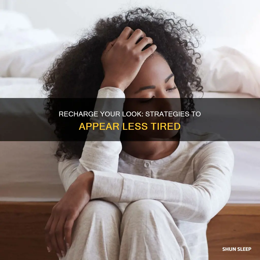 how to look less tired without sleep