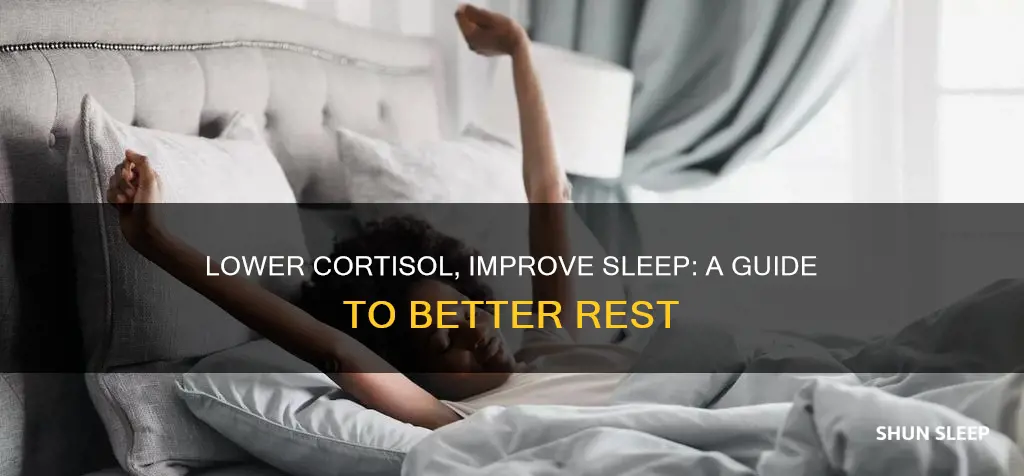 how to lower cortisol for better sleep
