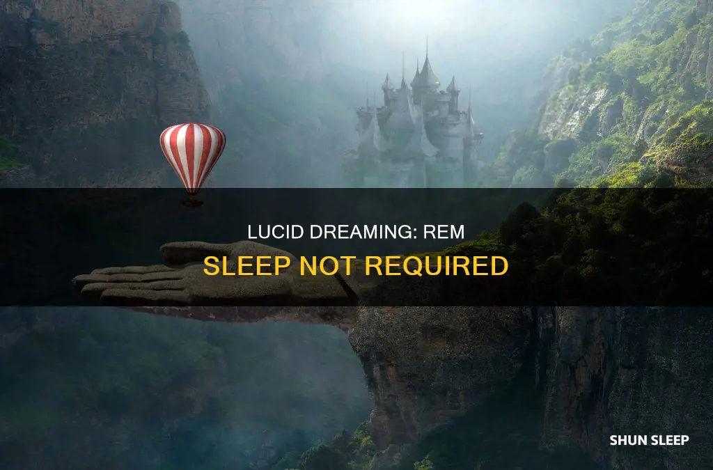 how to lucid dream without rem sleep