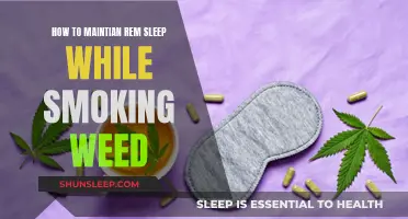 Weed and REM Sleep: A Balancing Act