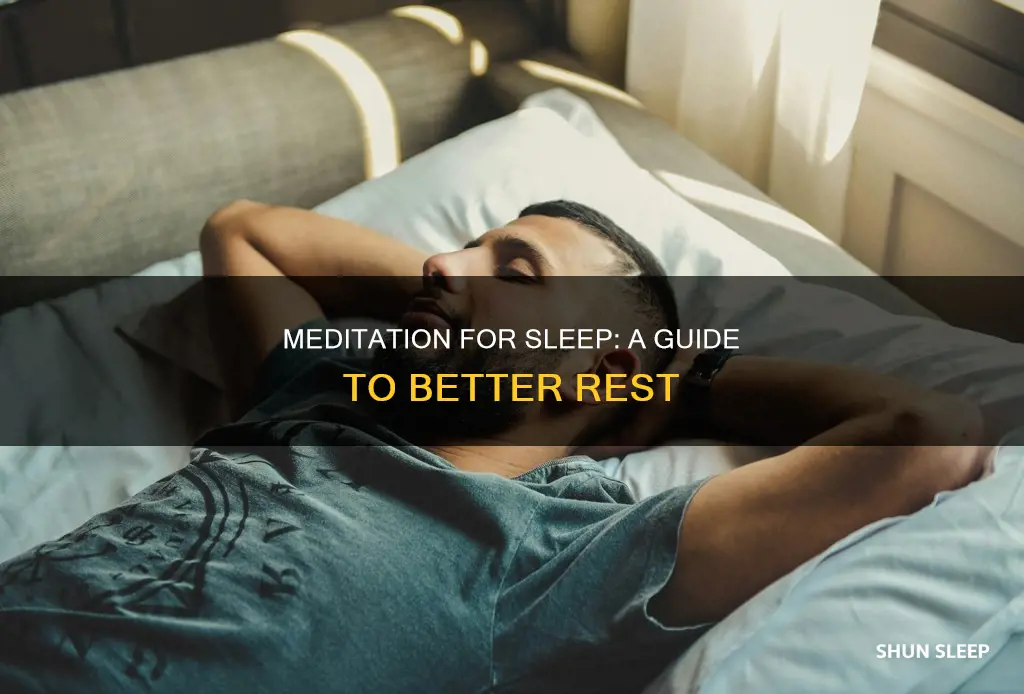 how to meditate for better sleep