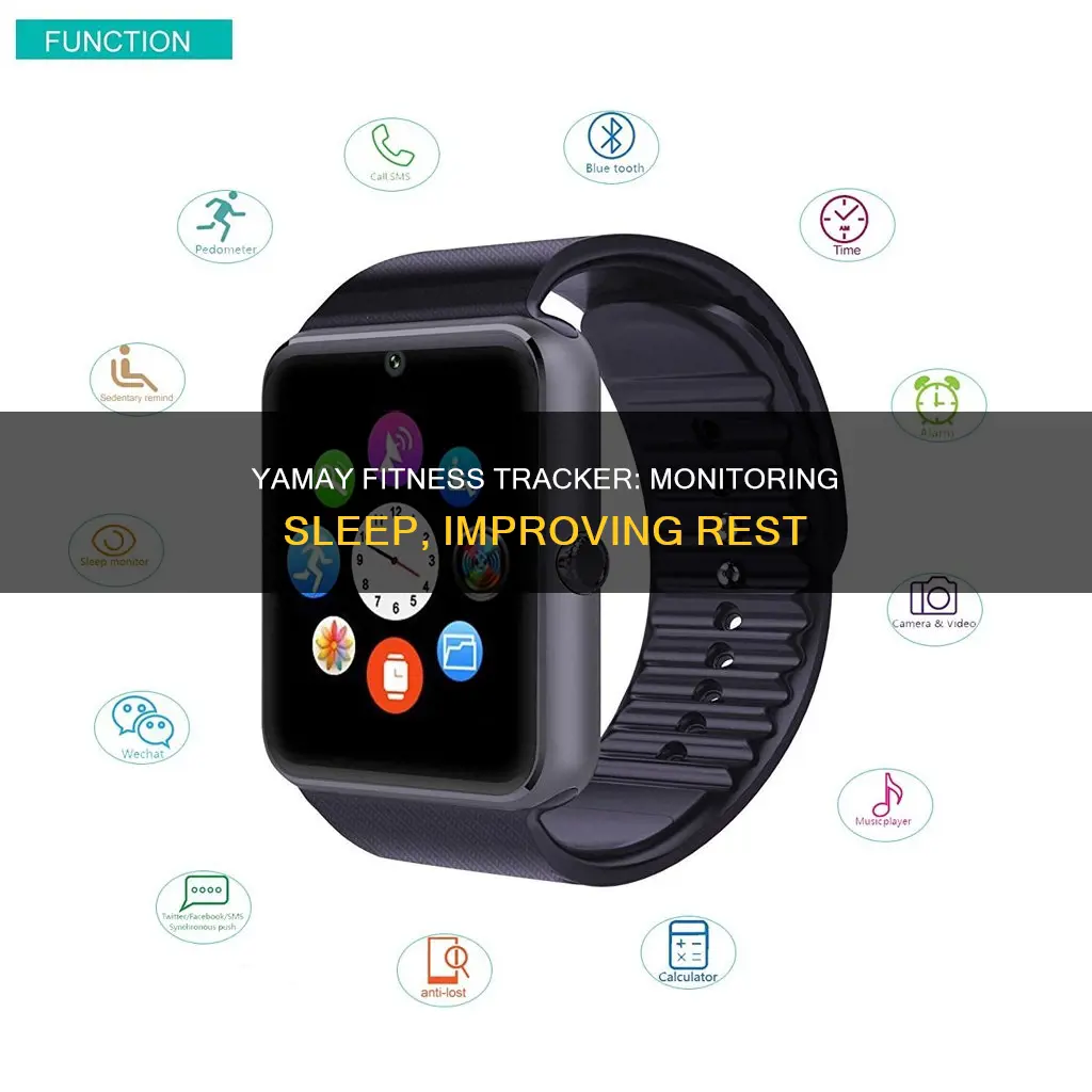how to monitor sleep on yamay fitness tracker