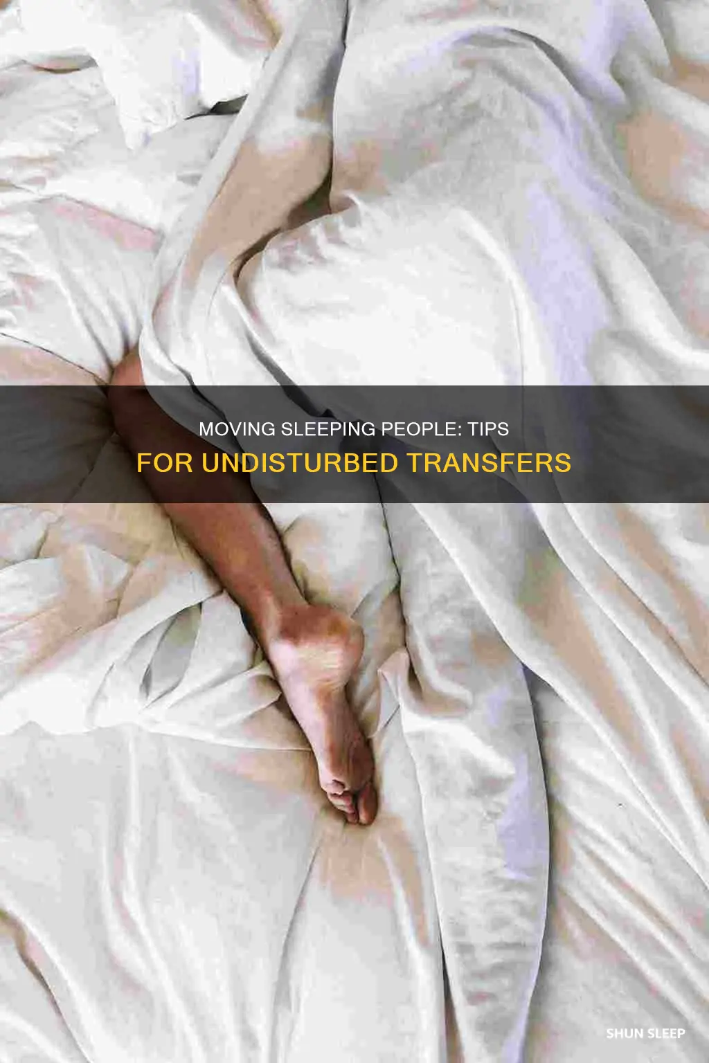 how to move a sleeping person without waking them
