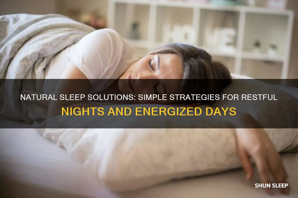 how to naturally help yourself sleep