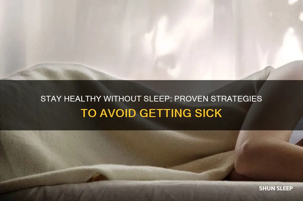 how to net get sick without sleeping
