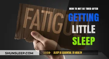Beat Fatigue Fast: Tips to Stay Energized on Minimal Sleep