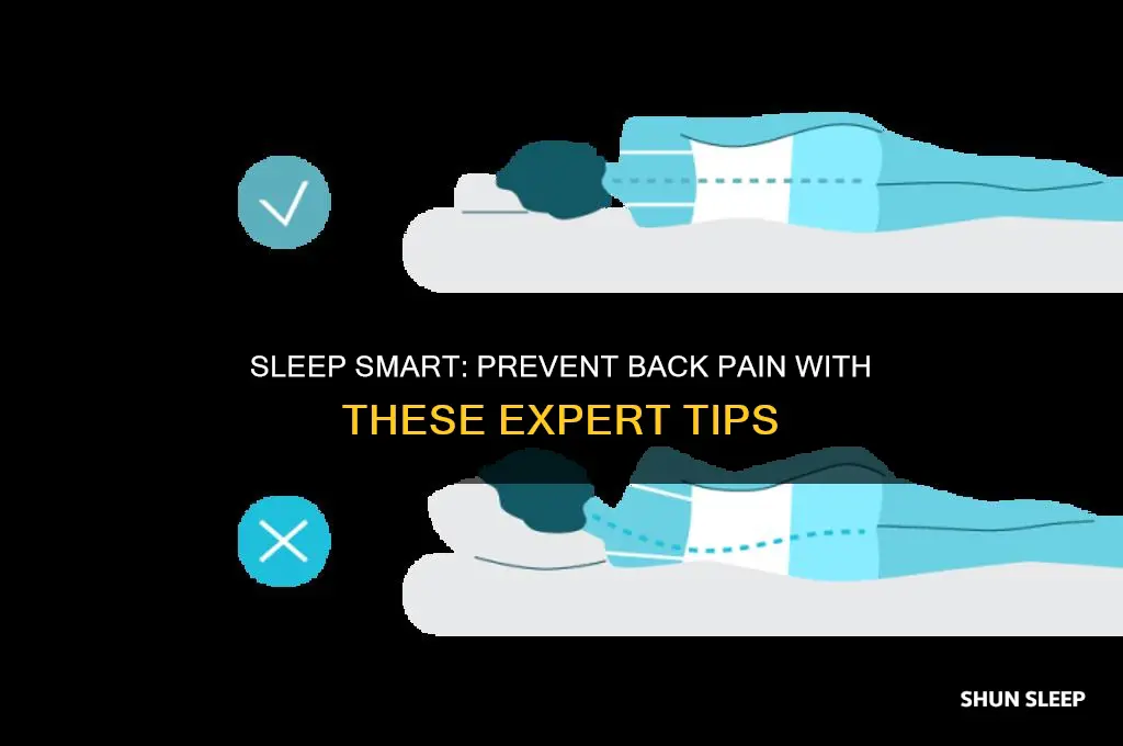 how to not get back pain when sleeping