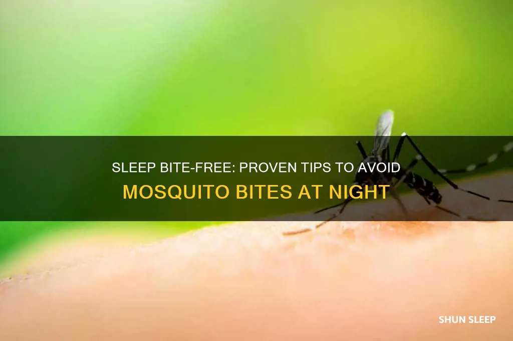 how to not get bit by mosquitoes while sleeping