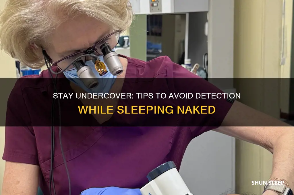 how to not get caught sleeping naked