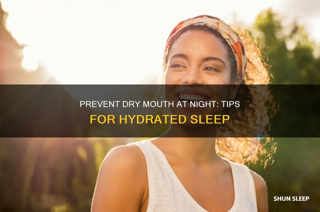 how to not get cotton mouth when sleeping