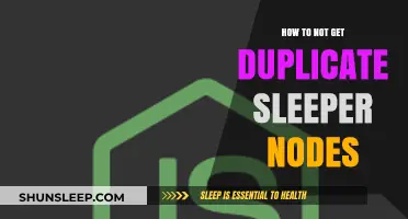 Preventing Duplicate Sleeper Nodes: Strategies for Efficient Network Management