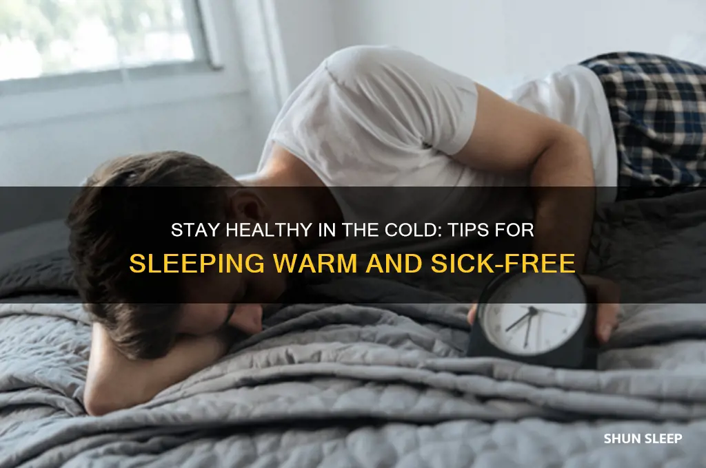 how to not get sick sleeping in cold