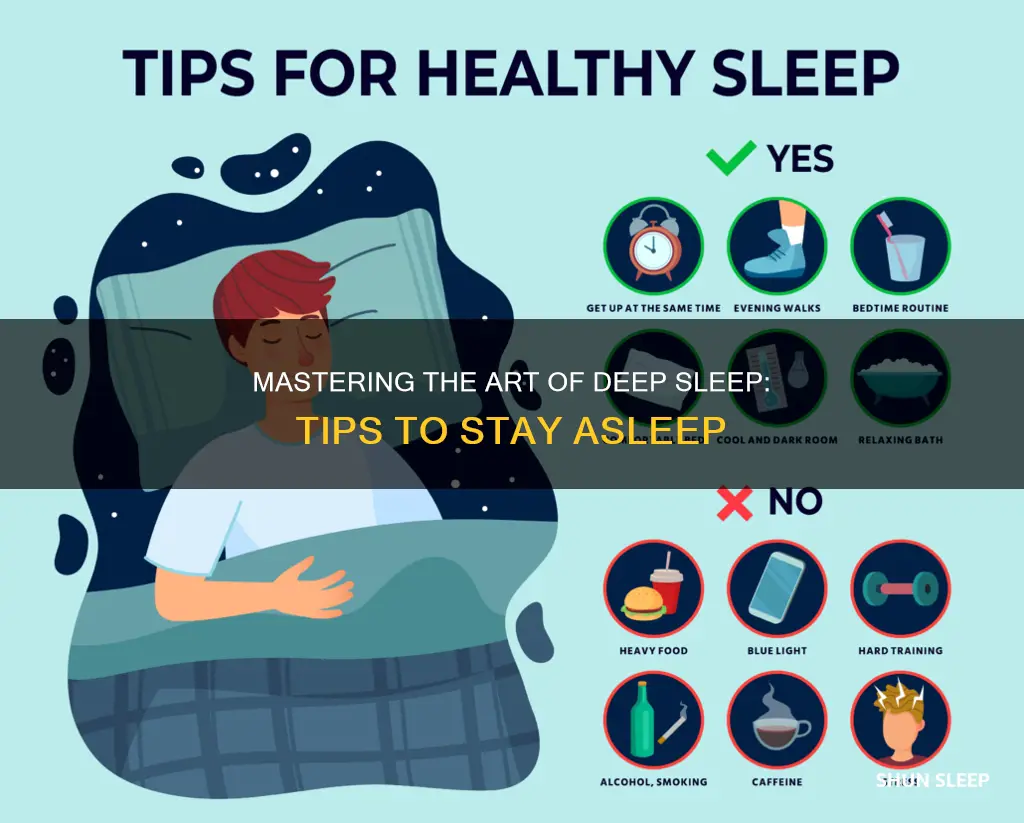 how to not wake up during deep sleep