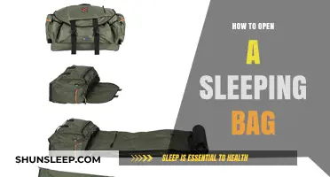 Unzip and Unroll: Opening Your Sleeping Bag