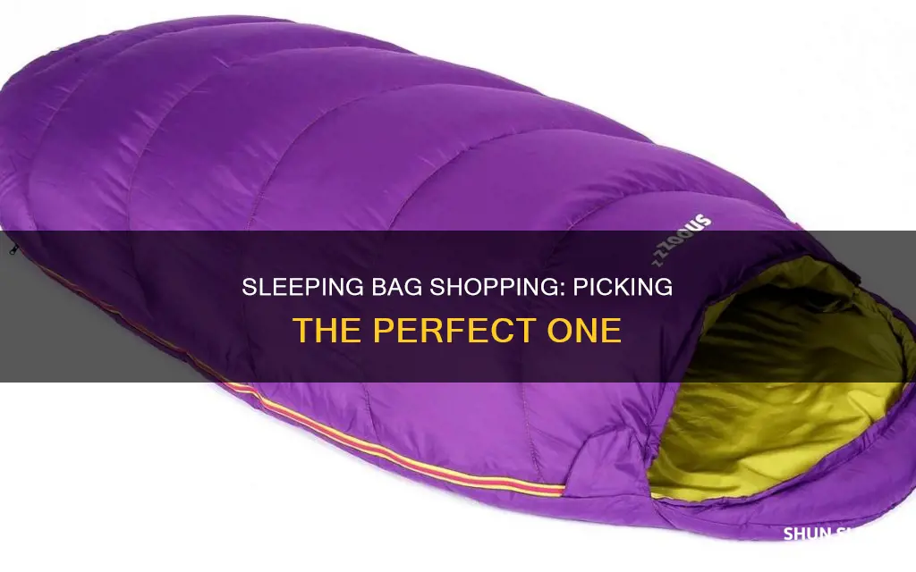 how to order a sleeping bag