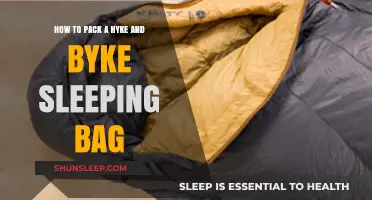 Hyke and Byke Sleeping Bag: Packing Guide