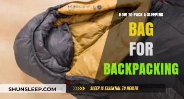 Backpacking 101: Packing a Sleeping Bag Efficiently