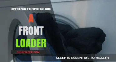 Packing a Sleeping Bag: Front Loader Tips