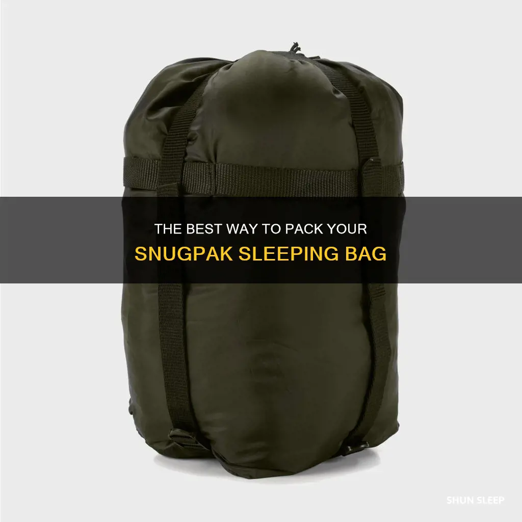 how to pack a snugpak sleeping bag