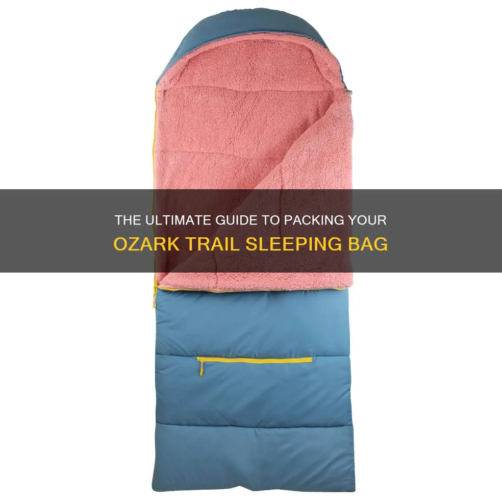 how to pack ozark trail sleeping bag