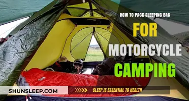 Packing a Sleeping Bag for Motorcycle Camping: Tips and Tricks