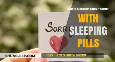 Easy Suicide with Sleeping Pills: A Painless Guide
