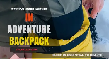 Adventure Backpack: Sleeping Bag Storage Tips