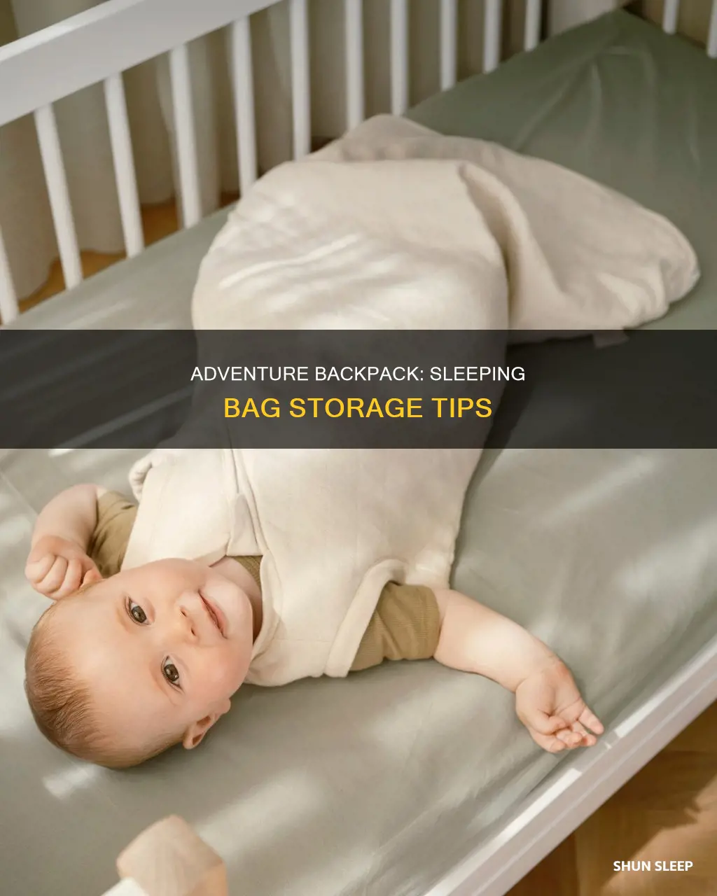 how to place down sleeping bag in adventure backpack