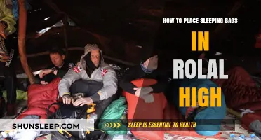Strategic Sleeping Bag Placement in Rolal High