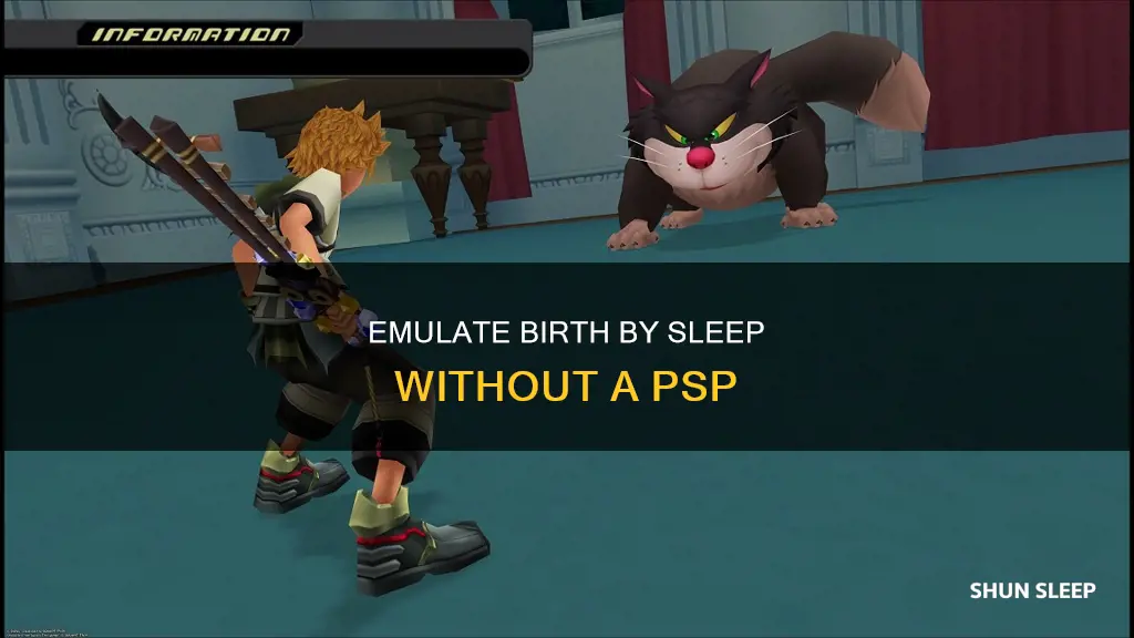 how to play birth by sleep without a psp