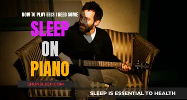 Learn to Play "I Need Some Sleep" on Piano
