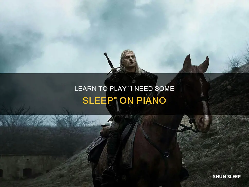 how to play eels i need some sleep on piano