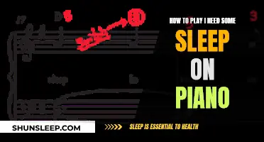 Learn to Play 'I Need Some Sleep' on Piano