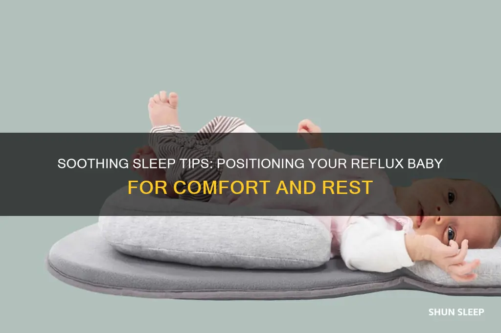 how to position reflux baby to sleep