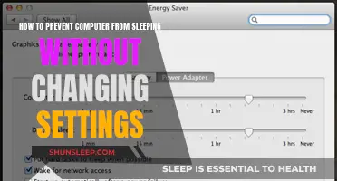 Keep Your Computer Awake: Tricks Without Changing Settings