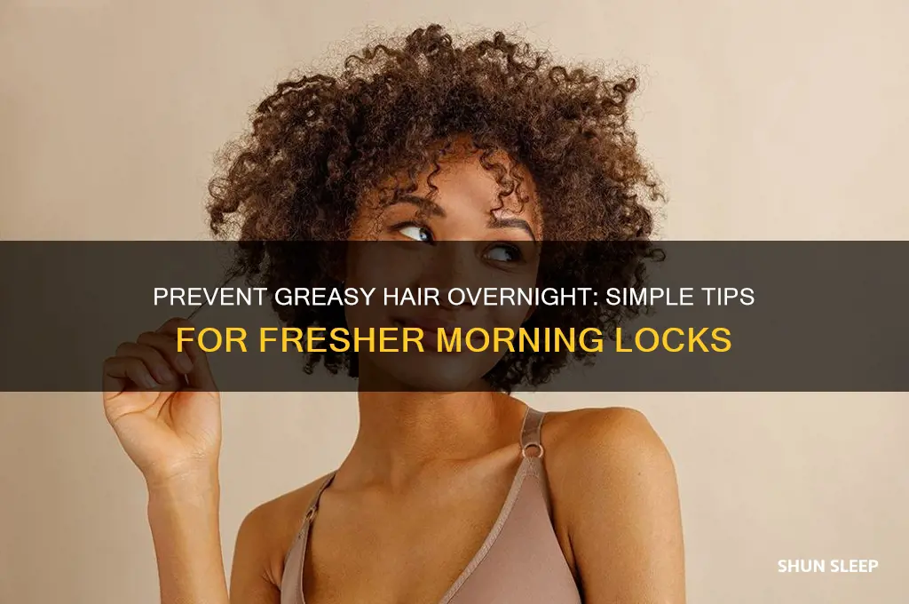 how to prevent hair from getting greasy while sleeping