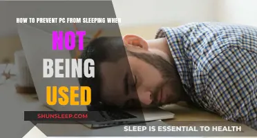 Preventing PC Sleep Mode: Keep Your Computer Awake
