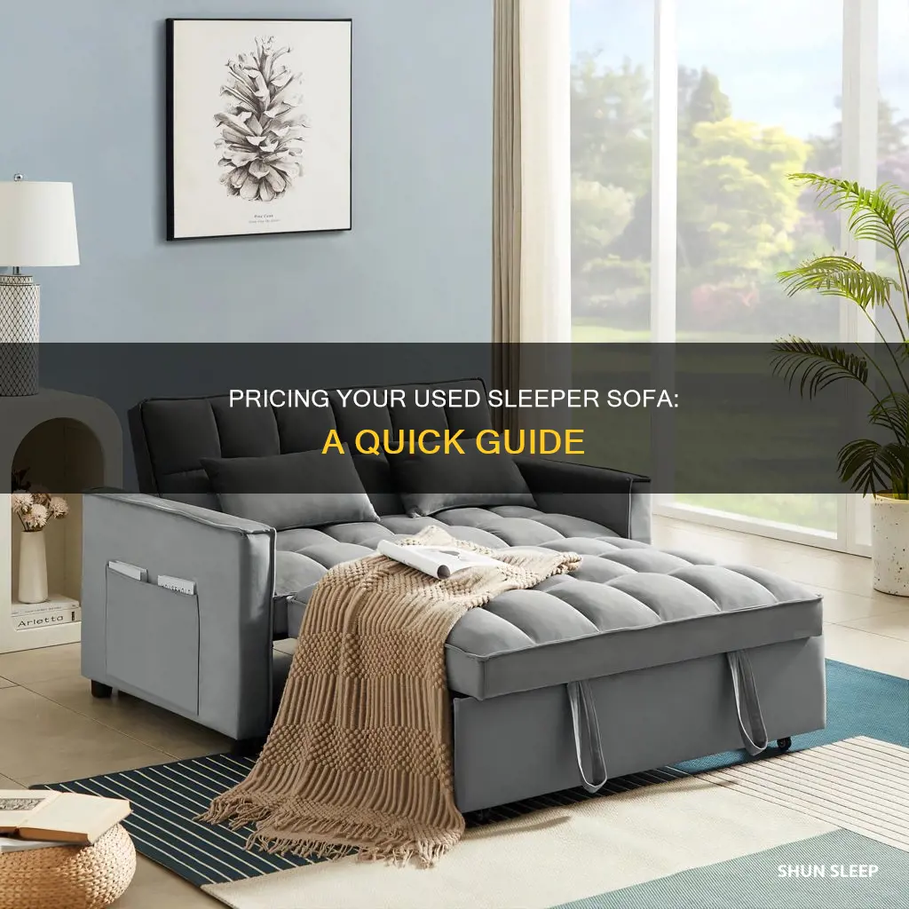 how to price a used sleeper sofa