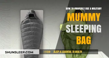 Guide to Using a Military Mummy Sleeping Bag