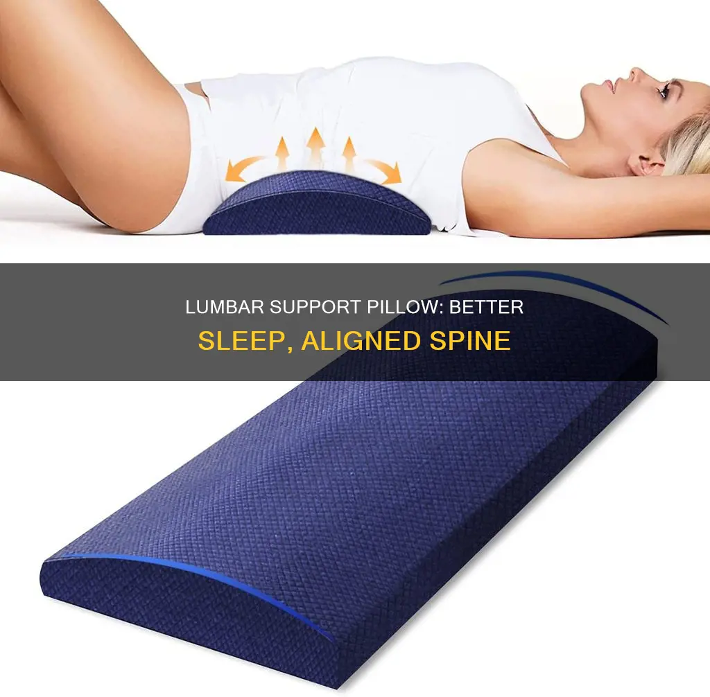 how to properly use lumbar support pillow sleep