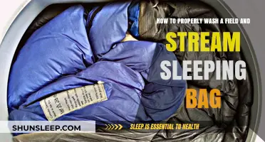 Washing Field and Stream Sleeping Bags: Step-by-Step Guide