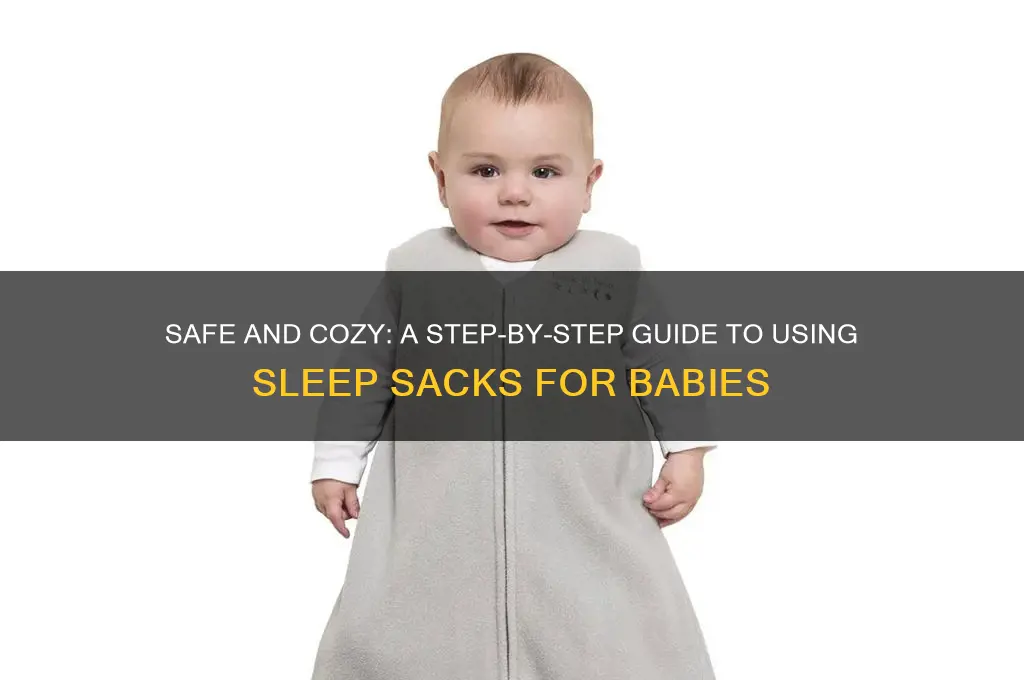 how to put a baby in a sleep sack