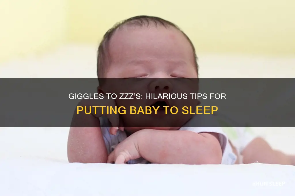 how to put a baby to sleep funny