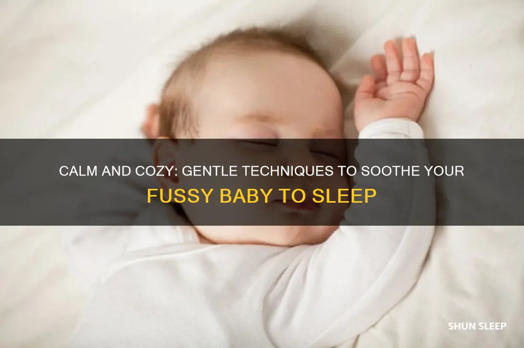 how to put a fussy baby to sleep
