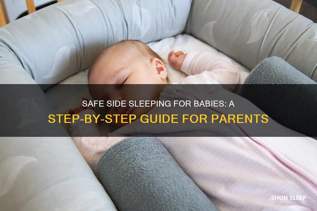 how to put baby on side sleep