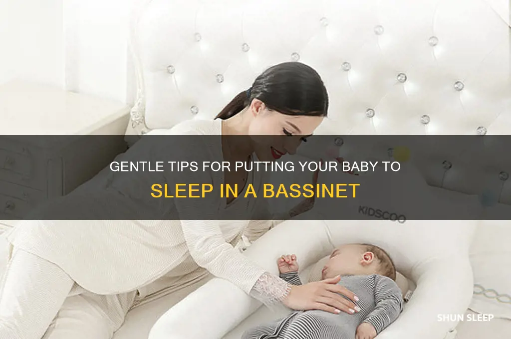 how to put baby to sleep in bassinet