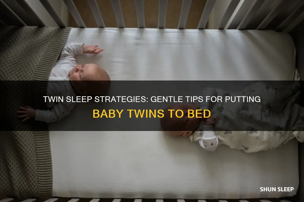 how to put baby twins to sleep